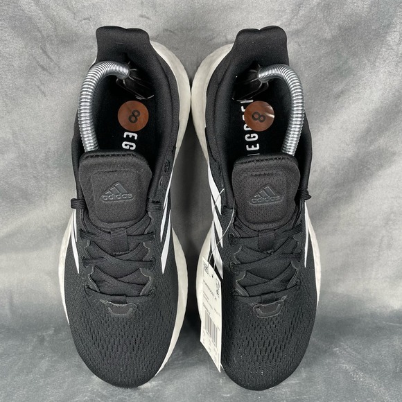 adidas Men's Pureboost 21 Running Shoe Black‎ White Size 8 Women’s Size 9 - Picture 6 of 10